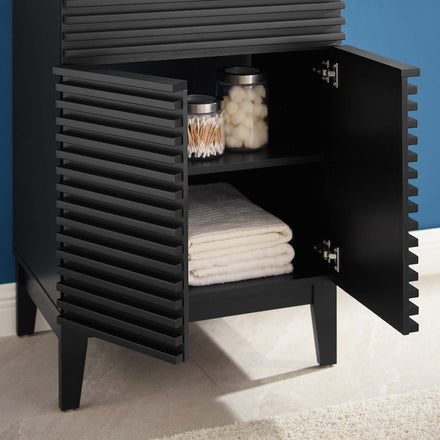 Render 24" Bathroom Vanity in Black White