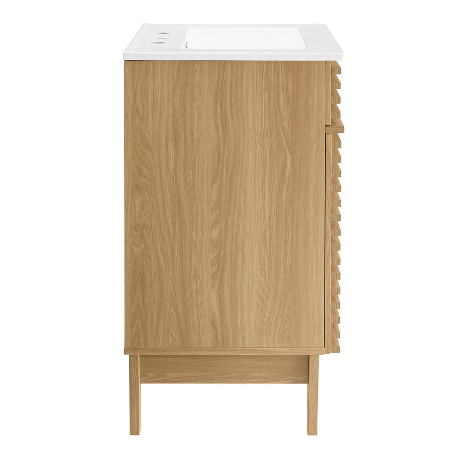 Vera 24" Bathroom Vanity in Oak White
