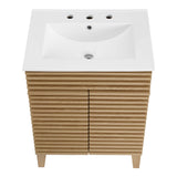 Vera 24" Bathroom Vanity in Oak White