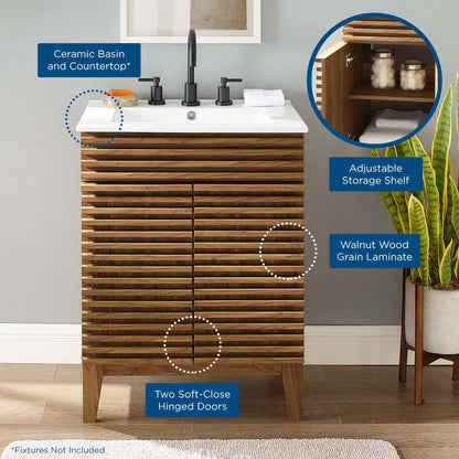Render 24" Bathroom Vanity by Furniture For America