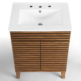 Vera 24" Bathroom Vanity in Walnut White