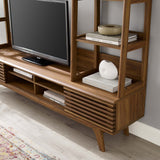 Vera TV Stand Entertainment Center in Walnut
