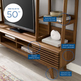 Vera TV Stand Entertainment Center in Walnut