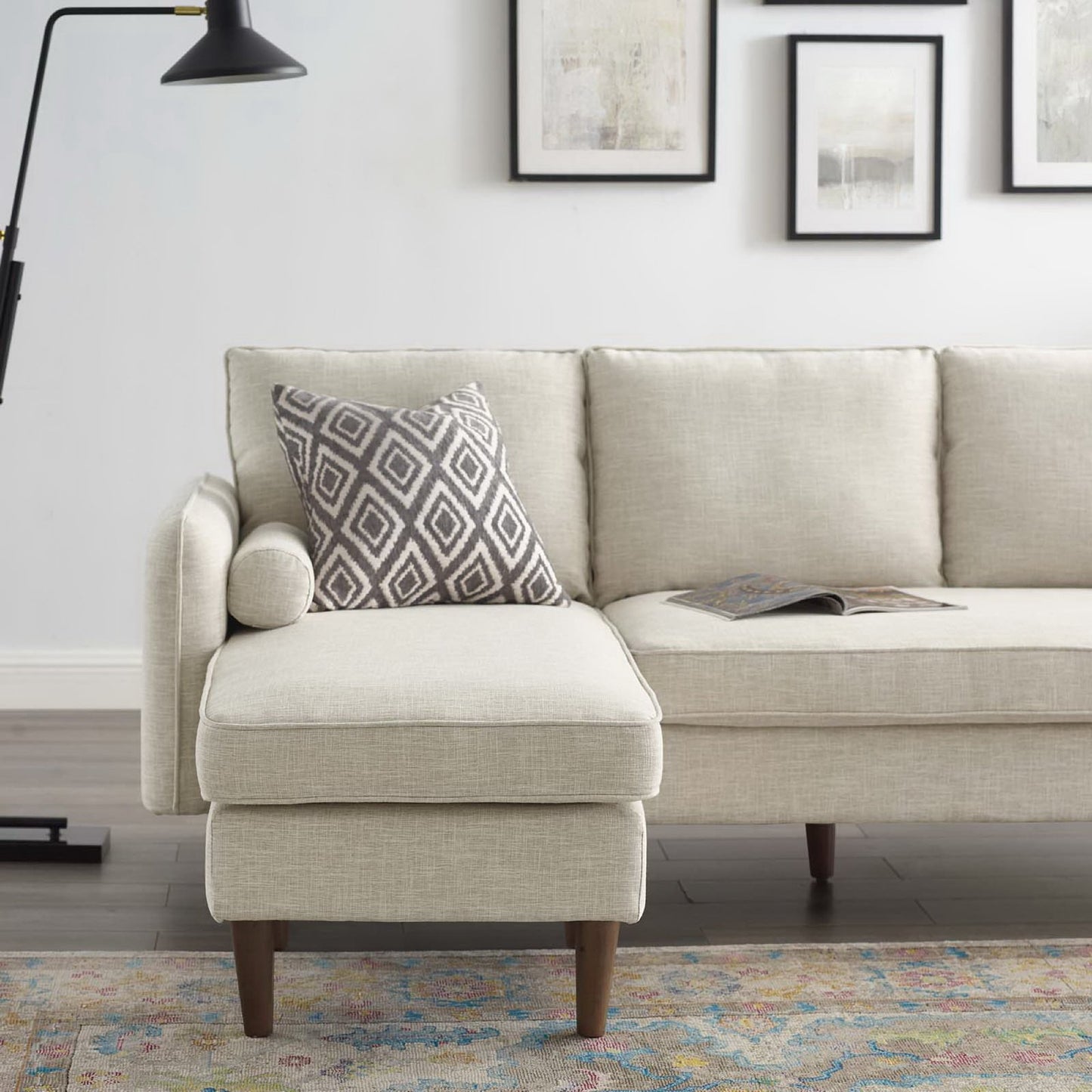 Revive Upholstered Right or Left Sectional Sofa by Furniture for America