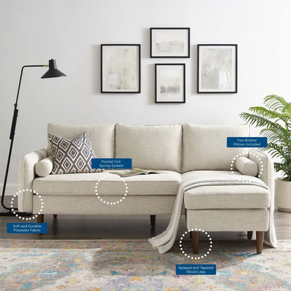 Revive Upholstered Right or Left Sectional Sofa by Furniture for America