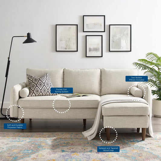 Revive Upholstered Right or Left Sectional Sofa by Furniture for America