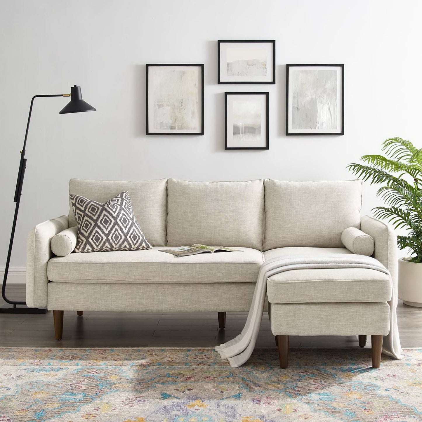 Revive Upholstered Right or Left Sectional Sofa by Furniture for America