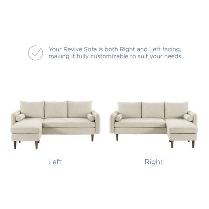 Revive Upholstered Right or Left Sectional Sofa by Furniture for America