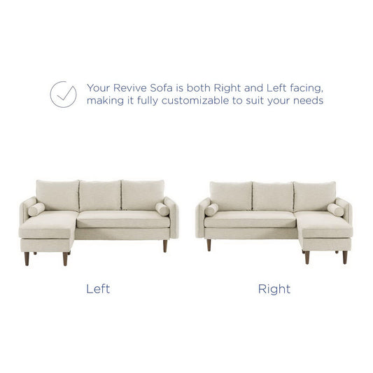 Revive Upholstered Right or Left Sectional Sofa by Furniture for America