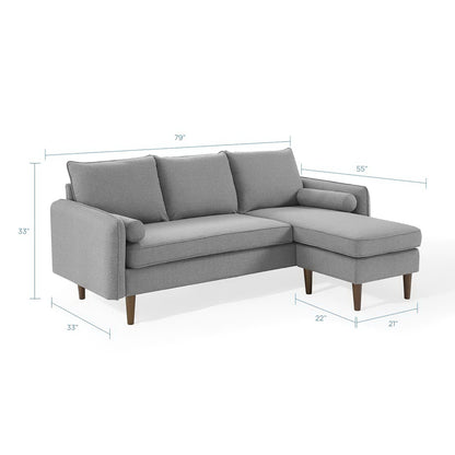 Revive Upholstered Right or Left Sectional Sofa by Furniture for America