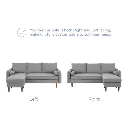 Revive Upholstered Right or Left Sectional Sofa by Furniture for America