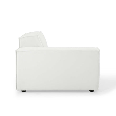 Restore Left-Arm Sectional Sofa Chair in White