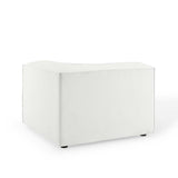 Atlas Sectional Sofa Corner Chair in White