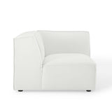Atlas Sectional Sofa Corner Chair in White