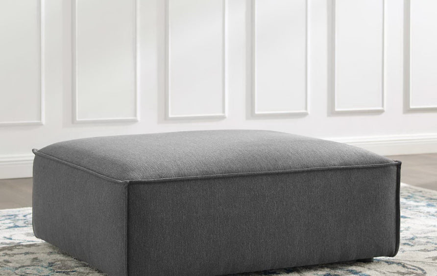 Atlas Ottoman in Charcoal