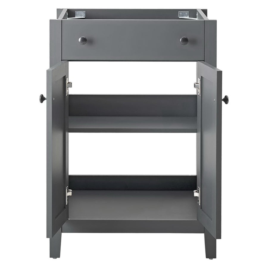 Copal 24" Bathroom Vanity Cabinet (Sink Basin Not Included) in Gray