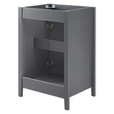 Copal 24" Bathroom Vanity Cabinet (Sink Basin Not Included) in Gray