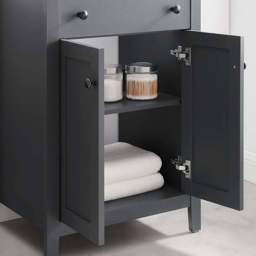 Copal 24" Bathroom Vanity Cabinet (Sink Basin Not Included) in Gray
