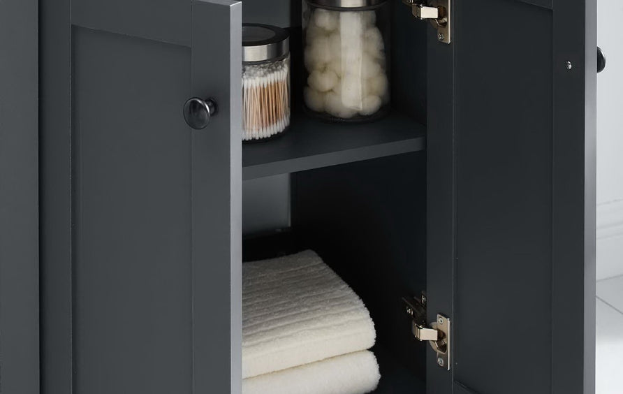 Copal 24" Bathroom Vanity Cabinet (Sink Basin Not Included) in Gray