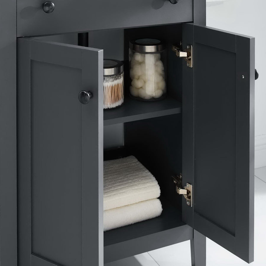 Copal 24" Bathroom Vanity Cabinet (Sink Basin Not Included) in Gray