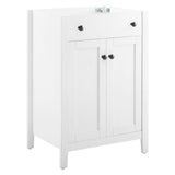 Copal 24" Bathroom Vanity Cabinet (Sink Basin Not Included) in White