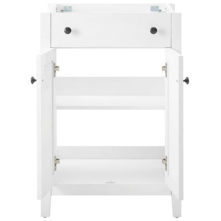 Nantucket 24" Bathroom Vanity Cabinet (Sink Basin Not Included) in White