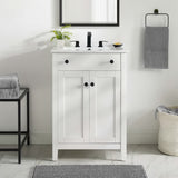 Copal 24" Bathroom Vanity Cabinet (Sink Basin Not Included) in White