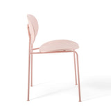 Roros Dining Side Chair Set of 2 in Pink