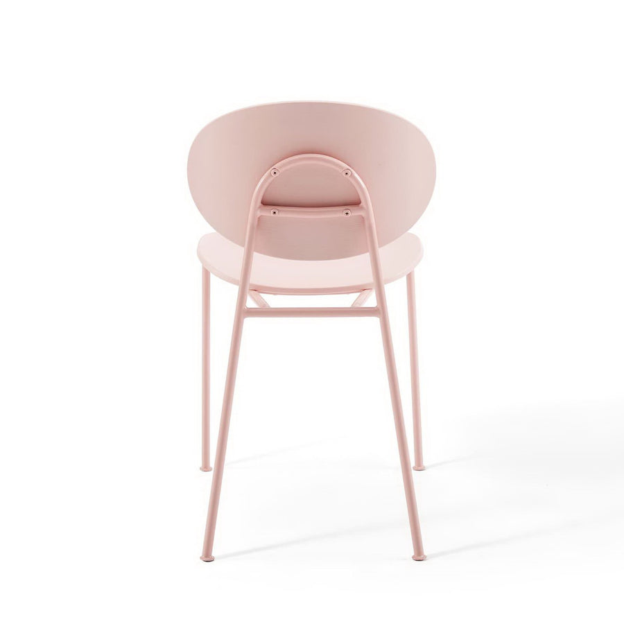 Roros Dining Side Chair Set of 2 in Pink