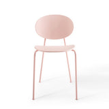 Roros Dining Side Chair Set of 2 in Pink