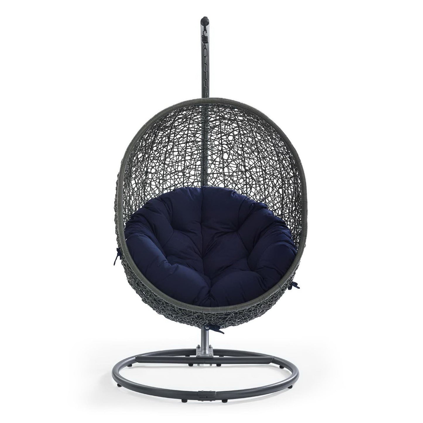 Hide Outdoor Patio SunbrellaÂ® Swing Chair With Stand by Furniture for America