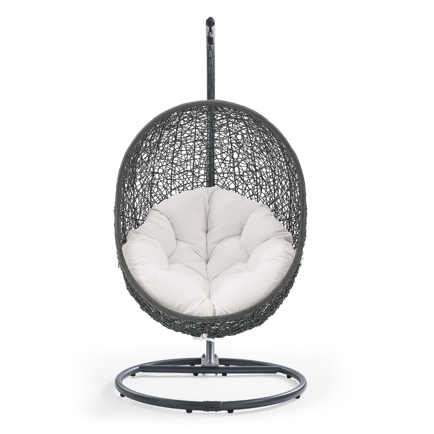 Hide Outdoor Patio SunbrellaÂ® Swing Chair With Stand by Furniture for America
