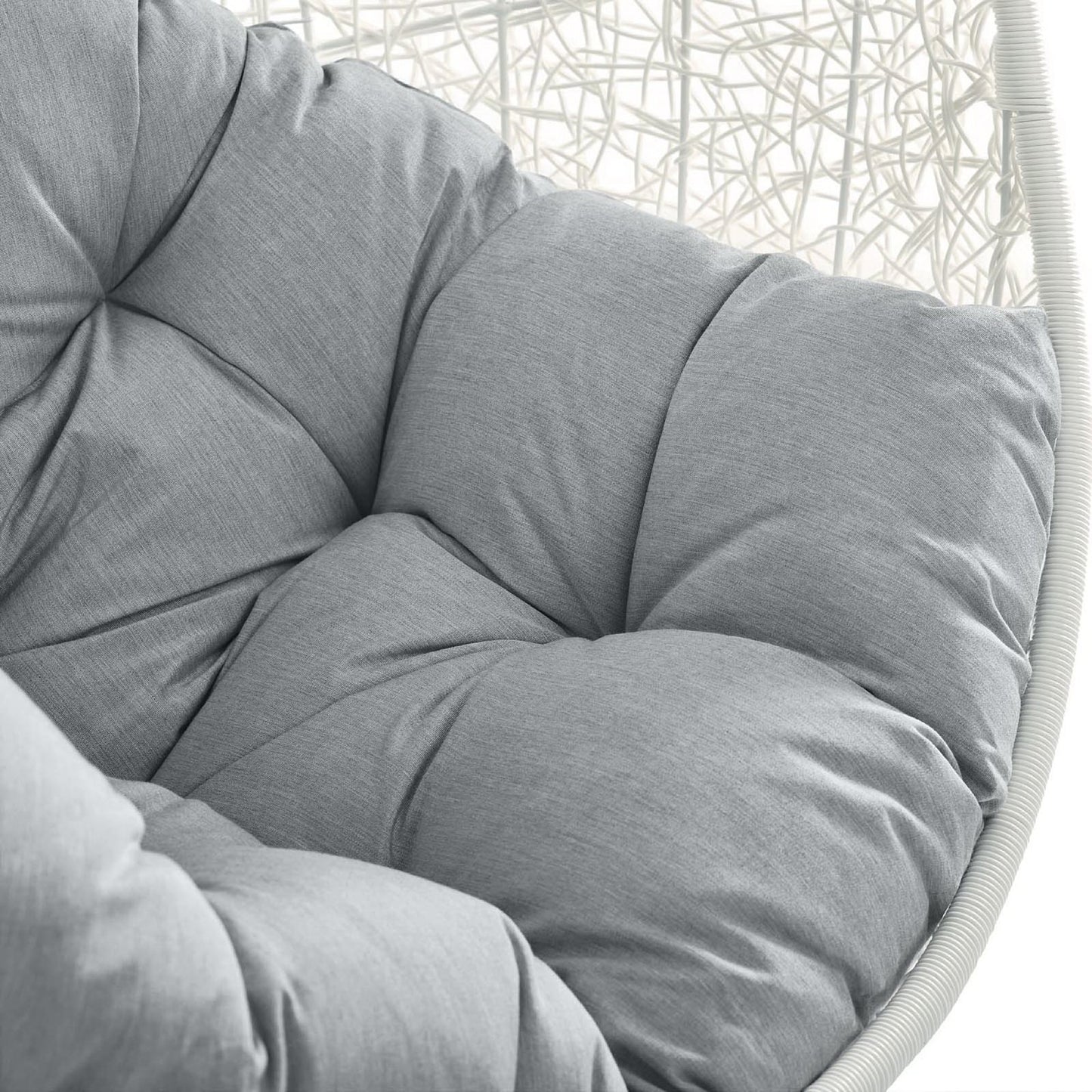 Hide Outdoor Patio SunbrellaÂ® Swing Chair With Stand by Furniture for America