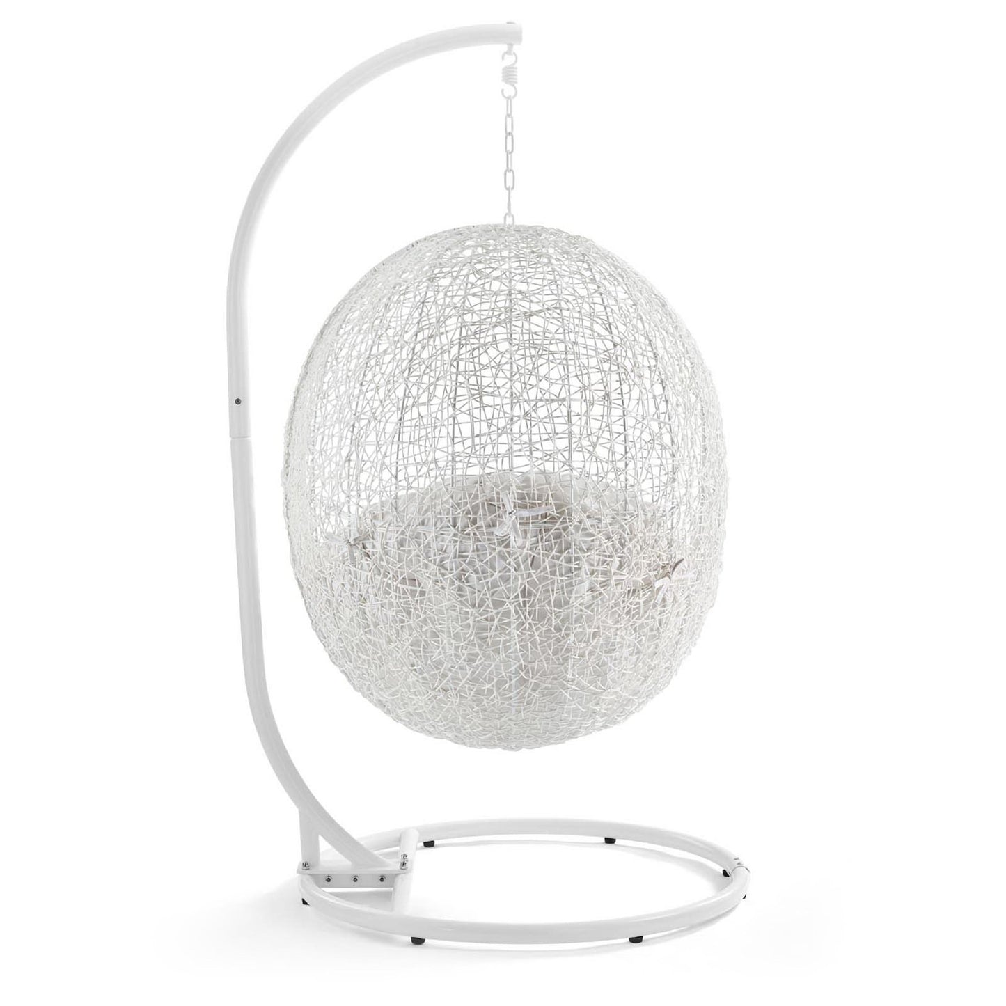 Hide Outdoor Patio SunbrellaÂ® Swing Chair With Stand by Furniture for America
