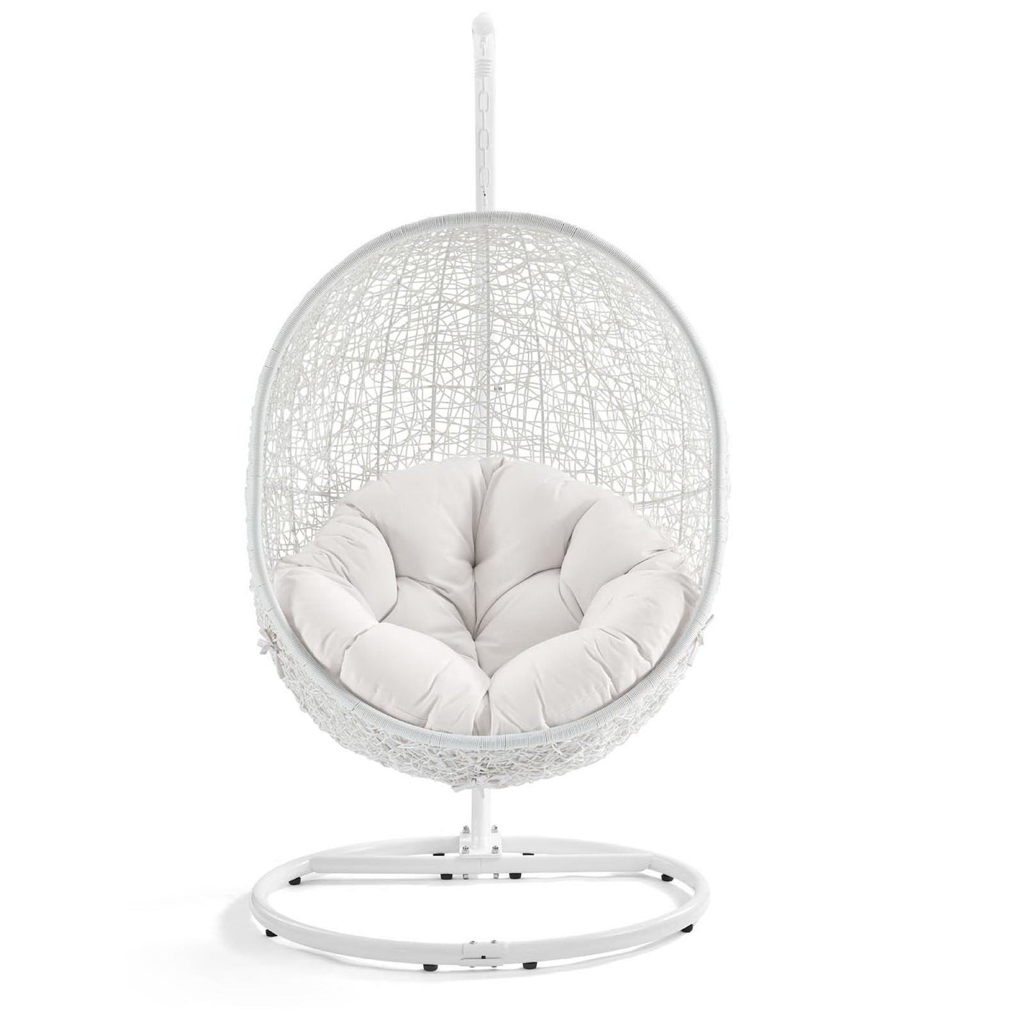 Hide Outdoor Patio SunbrellaÂ® Swing Chair With Stand by Furniture for America