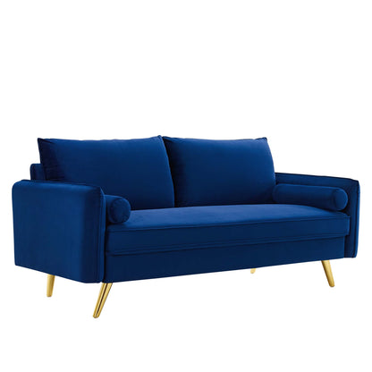 Revive Performance Velvet Sofa by Furniture For America