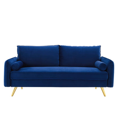 Revive Performance Velvet Sofa by Furniture For America