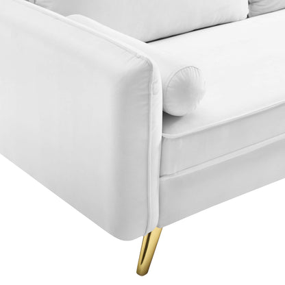 Revive Performance Velvet Sofa by Furniture For America