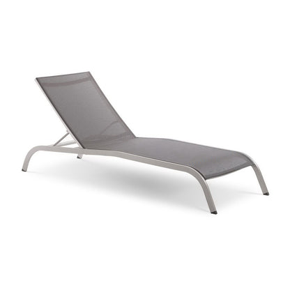 Savannah Outdoor Patio Mesh Chaise Lounge Set of 2 by Furniture for America