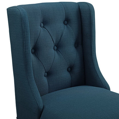 Baronet Upholstered Fabric Counter Bar Stool Set of 2 by Furniture For America