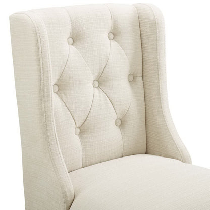 Baronet Upholstered Fabric Counter Bar Stool Set of 2 by Furniture For America