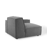 Atlas 2-Piece Sectional Sofa in Charcoal