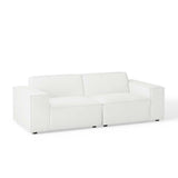 Atlas 2-Piece Sectional Sofa in White