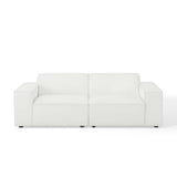 Atlas 2-Piece Sectional Sofa in White
