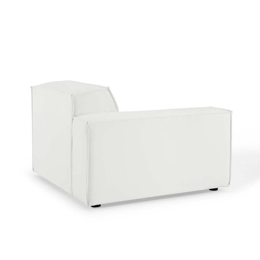 Atlas 2-Piece Sectional Sofa in White