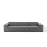 Atlas 3-Piece Sectional Sofa in Charcoal