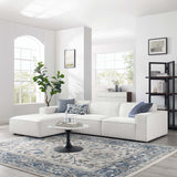 Atlas 4-Piece Sectional Sofa in White