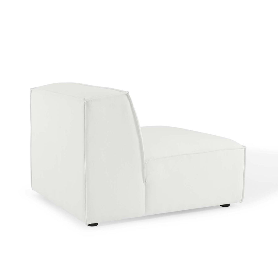 Atlas 4-Piece Sectional Sofa in White