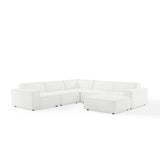 Atlas 6-Piece Sectional Sofa in White