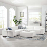 Atlas 6-Piece Sectional Sofa in White